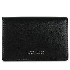 【最大1000円OFFクーポン】 MACKINTOSH PHILOSOPHY CARD CASE マッキントッシュ フィロソフィー カードケース 名刺入れ 定期入れ メンズ 本革 ブラック ネイビー グリーン 黒 MAP-0060119