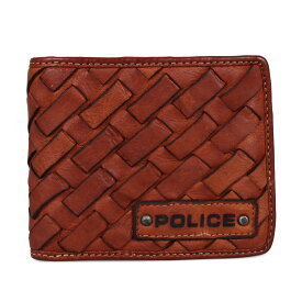 【最大1000円OFFクーポン】 POLICE MESH WALLET ポリス 財布 二つ折り メンズ メッシュ ブラック ブラウン カーキ 黒 PA-70301