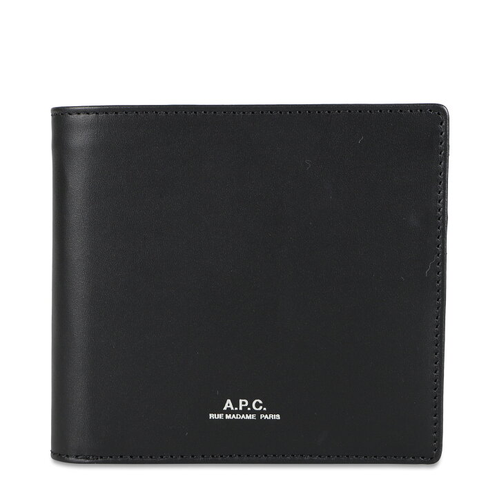楽天市場 A P C Wallet アーペーセー 財布 二つ折り メンズ レディース ブラック ネイビー 黒 Pxawv H Goods Lab