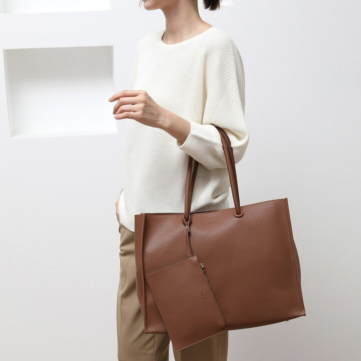 楽天市場 Ungrid Large Tote Bag アングリッド バッグ トートバッグ レディース ポーチ付 軽量 ブラック アイボリー ベージュ カーキ キャメル ダーク ブラウン 黒 517 Goods Lab