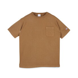 【最大1000円OFFクーポン】 Champion POCKET T-SHIRT チャンピオン Tシャツ 半袖 メンズ レディース ティーテンイレブン T1011 ポケット 無地 ベージュ カーキ ブラウン レッド ブルー C5-T307