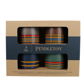 PENDLETON CAMP STRIPE MATTE MUG SET ペンドルトン キャンプ ストライプ マグカップ 大きい ブランド 4個セット 355ml