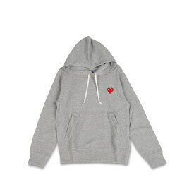 【最大1000円OFFクーポン】 PLAY COMME des GARCONS RED HEART PLAY HOODED SWEATSHIRT プレイ コムデギャルソン パーカー スウェット プルオーバー メンズ グレー T170