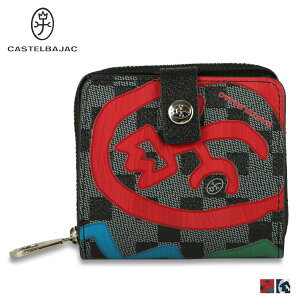 JXeoWbN CASTELBAJAC z ܂z Y fB[X N[ COULEURS SERIES WALLET {v Eht@Xi[ ubN zCg   66621