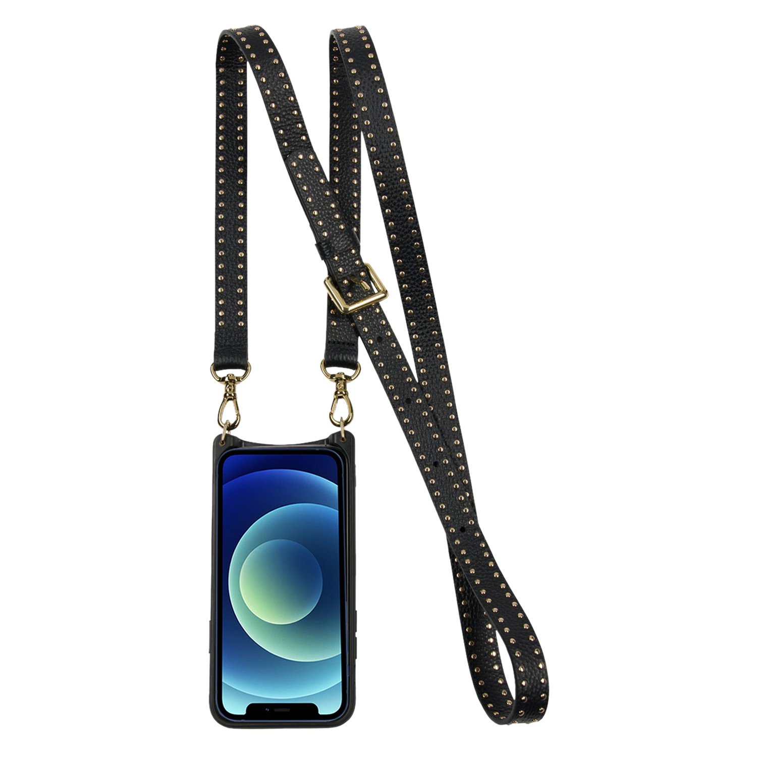 いカラーに BANDOLIER 携帯 ショルダー アイフォン ドリー サイドスロット メンズ レディース ブラック 黒 14DOL：Goods  Lab＋ DOLLY SIDE SLOT BLACK バンドリヤー iPhone 12 Pro ケース スマホケース わせていま