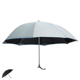 TIC COOL SHADE UMBRELLA プラスチック クール シェード 長傘 オールプラスチック傘 メンズ レディース 晴雨兼用 遮蔽率 遮光率99.9% 軽量 UVカット グレー PTC101