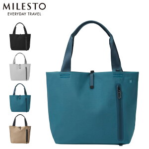 MILESTO TOTE BAG ~Xg g[gobO Y fB[X 15C` PC[ ubN O[ O[  MLS871