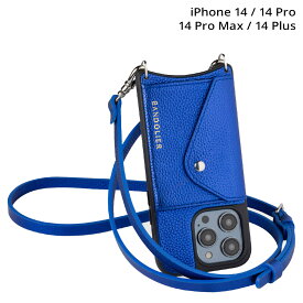 BANDOLIER DONNA SIDE SLOT METALLIC BLUE バンドリヤー iPhone 14 14Pro iPhone 14 Pro Max iPhone 14 Plus ケース スマホケース 携帯 ショルダー アイフォン ドナ サイドスロット メンズ レディース ブルー 14DON