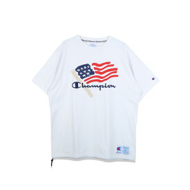 Champion SHORT SLEEVE T-SHIRT チャンピオン Tシャツ 半袖 メンズ ブラック ホワイト グレー グリーン 黒 白 C3-X322