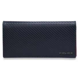 【最大1000円OFFクーポン】 POLICE ROUND WALLET ポリス ラウンドウォレット 財布 長財布 メンズ 本革 ブラック 黒 PA-70801