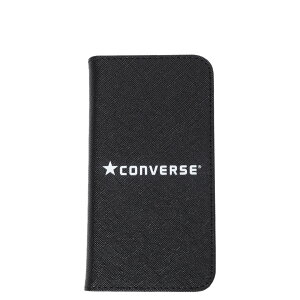 CONVERSE LOGO PU LEATHER BOOK TYPE CASE �R���o�[�X iPhone12 mini �X�}�z�P�[�X �����Y ���f�B�[�X �蒠�^ �g�� �A�C�t�H�� �u���b�N ���b�h �u���[ �� �y���[���ցz ��̓�