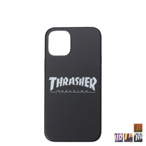 THRASHER HOME TOWN LOGOHYBRID IML BACK CASE �X���b�V���[ iphone12 mini �X�}�z�P�[�X �����Y ���f�B�[�X �g�� �A�C�t�H�� �u���b�N �l�C�r�[ �I���[�u �� �y���[���ցz ��̓�