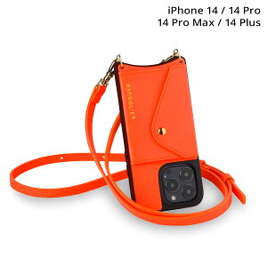 BANDOLIER DONNA SIDE SLOT NEON ORANGE �o���h�����[ �X�}�z�V�����_�[ �X�}�z�P�[�X iPhone 14 14Pro iPhone 14 Pro Max iPhone 14 Plus �A�C�t�H�� �����Y ���f�B�[�X 14DON