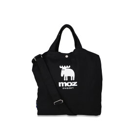 【最大1000円OFFクーポン】 moz モズ トートバッグ ショルダー メンズ レディース TOTE SHOULDER BAG キャンバス 斜めがけ B4サイズ対応 軽量 ブラックホワイト ネイビー 黒 白 ZZHC-01 母の日