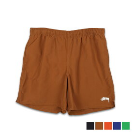 【最大1000円OFFクーポン】 STUSSY STOCK WATER SHORT ステューシー ショート パンツ ハーフパンツ メンズ 水陸両用 撥水 大きいサイズ ブラック ブラウン レッド ブルー グリーン 黒 113155