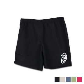 STUSSY CURLY S WATER SHORT ステューシー ショート パンツ ハーフパンツ メンズ 水陸両用 撥水 大きいサイズ ブラック クリーム ネイビー グリーン ピンク 黒 113157