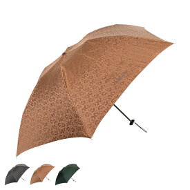 mila schon FOLDING UMBRELLA ミラショーン 傘 折り畳み 雨傘 メンズ 60cm 軽量 ジャガード ブラック ブラウン ダーク グリーン 黒 0044-05