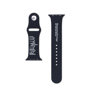 Manhattan Portage Apple Watch Band �}���n�b�^���|�[�e�[�W �A�b�v���E�H�b�` �o���h Apple Watch Band 7 SE 6 45mm 44mm �x���g �ւ� �����Y ���f�B�[�X �u���b�N �� AWB-MP01 �y���[���ցz ��̓�