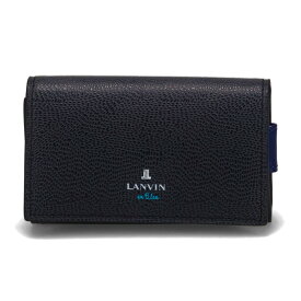 【最大1000円OFFクーポン】 LANVIN en Bleu KEY CASE ランバンオンブルー キーケース メンズ レディース 本革 5連 ブラック 黒 533602