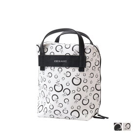 CECIL McBEE MONOGRAM SERIES セシルマクビー バッグ ハンドバッグ シューズケース 靴 レディース 旅行 モノグラム ブラック ホワイト 黒 白 CM121136