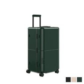 JULY CHECKED TRUNK (GROSS) LUGGAGE ジュライ キャリーケース スーツケース キャリーバッグ チェックト トランク ラゲージ メンズ レディース 95L 大容量 ブラック ベージュ グリーン 黒 TRK-CHK