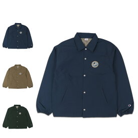 【最大1000円OFFクーポン】 Champion COACH JACKET チャンピオン コーチジャケット アウター メンズ レディース ネイビー ベージュ グリーン C3-Z605