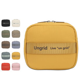 Ungrid アングリッド 化粧ポーチ メイクポーチ コスメポーチ トラベルポーチ 小物入れ レディース MAKEUP BAG 機能的 コンパクト UNG-53230W