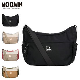 MOOMIN SHOULDER BAG ムーミン ショルダーバッグ メンズ レディース 4L 撥水 斜めがけ 大容量 ブラック グレー レッド グリーン 黒 RMNL-03