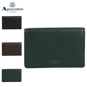 �y�ő�1000�~OFF�N�[�|�����s���z AQUASCUTUM �I�[���_�� �A�N�A�X�L���[�^�� �J�[�h�P�[�X ���h���� ID ������� �����Y �{�v �u���b�N �u���E�� �O���[�� �� AQW-3065119