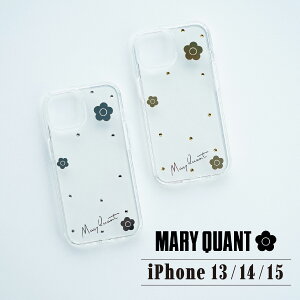 MARY QUANT RHINESTONE HYBRID }[Ng iPhone15 iPhone14 iPhone13 X}zP[X g ACtH CXg[nCubh fB[X }N S[h Vo[ y[ցz