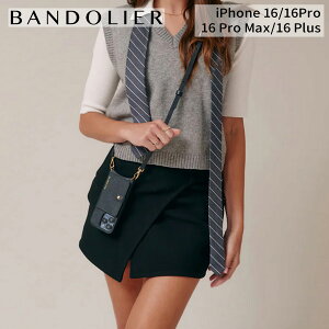 �y�ő�1000�~OFF�N�[�|���z BANDOLIER MILA MagSafe BLACK GOLD �o���h�����[ iphone16 16pro 16proMax 16Plus �X�}�z�P�[�X �X�}�z�V�����_�[ �g�� �A�C�t�H�� �����Y ���f�B�[�X �u���b�N �� 18MIL �yOggi 2�����f��