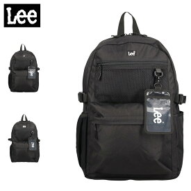 Lee リー リュック バッグ バックパック メンズ レディース 27L A4 大容量 ブラック 黒 320-4940
