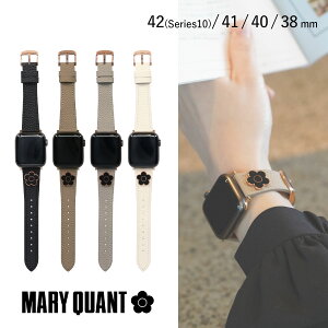 MARY QUANT PU WATCH BAND }[Ng AbvEHb`oh xg ւ fB[X Apple Watch Series 10 42mm 41mm 40mm 38mm {v  uh  ubN N[ O[W x[W  