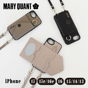 �y�ő�1000�~OFF�N�[�|���z MARY QUANT POCKET SLING CASE �}���[�N�����g �X�}�z�V�����_�[ �X�}�z�P�[�X iPhone17 iPhone17e iPhone16e iPhone16 iPhone15 �P�[�X �|�P�b�g �X�����O ���f�B�[�X �}���N�� �A�C�t�H