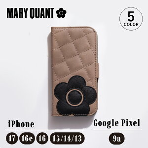 MARY QUANT DAISY PATCH QUILT BOOK TYPE CASE }[Ng iPhone17 16e 16 15 14 13 Google Pixel 9a P[X X}zP[X 蒠^ fCW[pb` Lg ubN^Cv fB[X }N ACtH