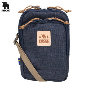 moz モズ バッグ ポシェット スマホショルダーバッグ メンズ レディース 0.75L 軽量 撥水 斜めがけ ブルー ZZOK-05