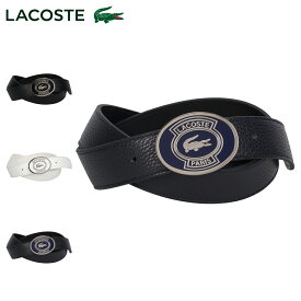 【最大1000円OFFクーポン発行中】 LACOSTE ラコステ ベルト メンズ 本革 牛革 日本製 BELT ブラック ホワイト ネイビー 黒 白 LB66911