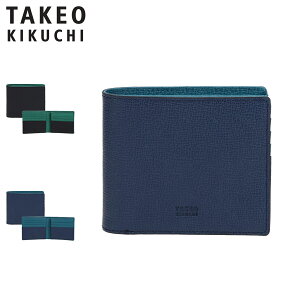 �y�ő�10%OFF�N�[�|�����s���z�^�P�I�L�N�` TAKEO KIKUCHI ���z ��܂� �����Y �{�v TWO-FOLD WALLET �u���b�N �l�C�r�[ �� TKW-00622