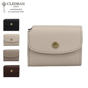 �y�N�[�|���ΏۊO�z CLEDRAN ARCH CASSETTE MINI WALLET �N���h���� ���z �O�܂���z �~�j���z �����Y ���f�B�[�X �R���p�N�g �v �{�v ���K���� �u���b�N ���C�g �O���[ �x�[�W�� �u���E�� �� CL3976