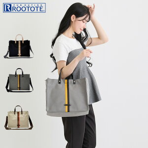 ROOTOTE ���[�g�[�g �o�b�O �g�[�g�o�b�O �V�����_�[�o�b�O LT.�f��.MEZZO PUNTO-A ���f�B�[�X A4 �΂߂��� �y�� �u���b�N �O���[ �x�[�W�� �� 3581