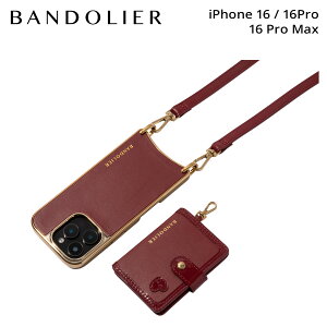 �y�ő�1000�~OFF�N�[�|�����s���z BANDOLIER REMI CRANBERRY �o���h�����[ �X�}�z�V�����_�[ iPhone16 16Pro 16Pro Max �X�}�z�P�[�X �A�C�t�H�� ���~ �N�����x���[ �����Y ���f�B�[�X ���b�h 12REM ��̓�