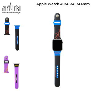 Manhattan Portage APPLE WATCH SILICONE BAND 3 M/L 44mm 45mm 46mm 49mm �}���n�b�^���|�[�e�[�W �A�b�v���E�H�b�`�o���h �x���g �����Y ���f�B�[�X �V���R�� �u���b�N �p�[�v�� �� ��̓�