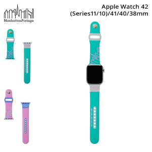 Manhattan Portage APPLE WATCH SILICONE BAND 3 S/M 38mm 40mm 41mm 42mm �}���n�b�^���|�[�e�[�W �A�b�v���E�H�b�`�o���h �x���g ���f�B�[�X �V���R�� �O���[�� �s���N ��̓�
