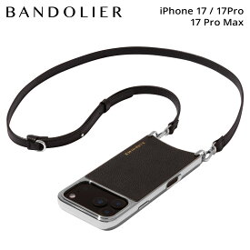 【最大1000円OFFクーポン】 BANDOLIER RAYNA SILVER バンドリヤー スマホショルダー iPhone17 17Pro 17Pro Max スマホケース アイフォン レイナ シルバー メンズ レディース ブラック 黒 12RAY1001