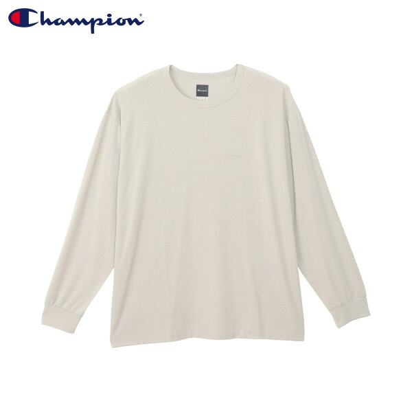 Champion LONG SLEEVE T-SHIRT チャンピオン Tシャツ 長袖 ロンT カットソー メンズ レディース オフブラック カーキ C3-C401