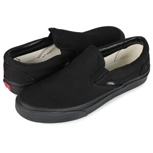 �y�ő�1000�~OFF�N�[�|���z VANS CLASSIC SLIP-ON �o���Y �X���b�|�� �X�j�[�J�[ �����Y ���f�B�[�X ���@���Y �u���b�N �� VN000EYEBKA