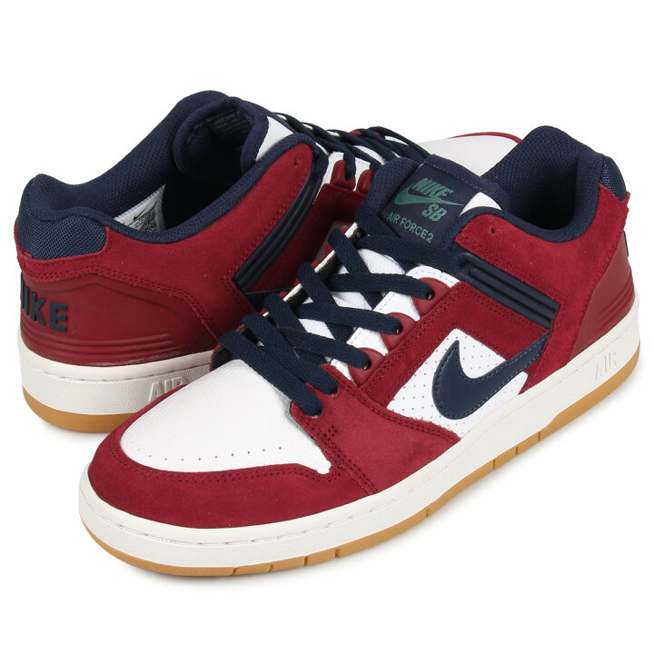 楽天市場 ナイキ Nike Sb エアフォース2 スニーカー メンズ Air Force 2 レッド Ao0300 600 Goods Lab