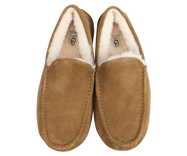 最大64 オフ アグ アスコット モカシン メンズ スリッポン シープスキン フムートン ブラウン ブラック Ugg M Ascot Fucoa Cl