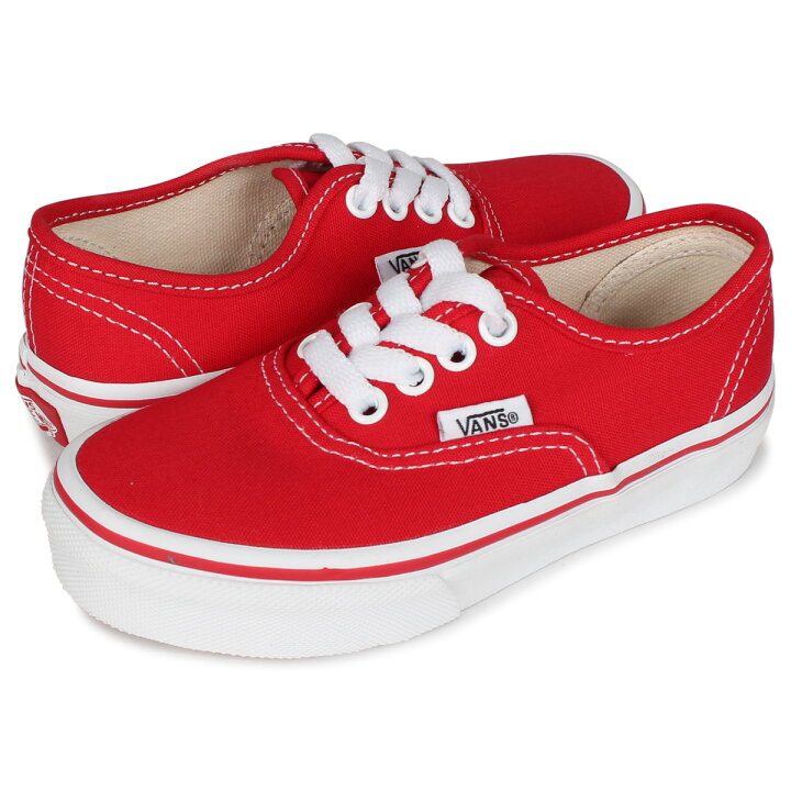 楽天市場 Vans Authentic ヴァンズ オーセンティック スニーカー キッズ バンズ レッド Vn000wwx6rt Goods Lab
