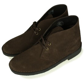 【最大1000円OFFクーポン】 Clarks DESERT BOOT クラークス デザートブーツ メンズ スエード ダーク ブラウン 26155485